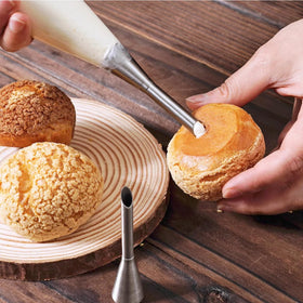 Lbaixjj disposable pastry bags 20 provide mess-free frosting and filling