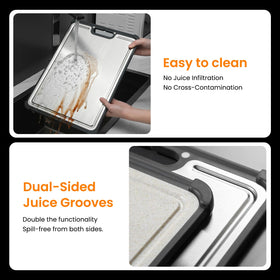 LBD over-sink board provides extra workspace without clutter.
