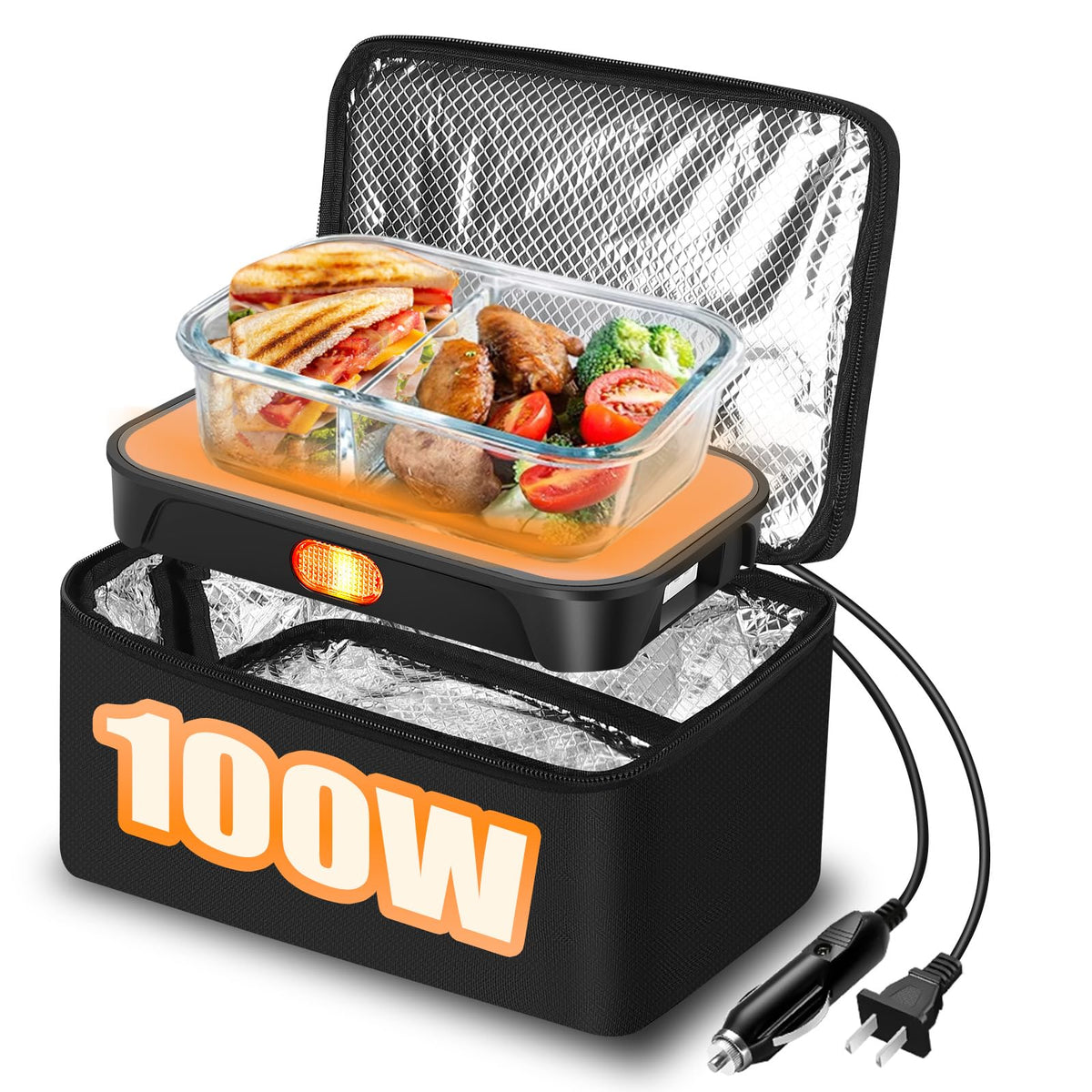 LBMVRB Portable Oven 100W powering fast meal warming on the go.