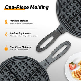 LD HuYY non-coated surface preserves natural flavor in waffles