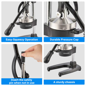 Ldiaopg commercial-grade hand juicer ideal for cafés and kitchens