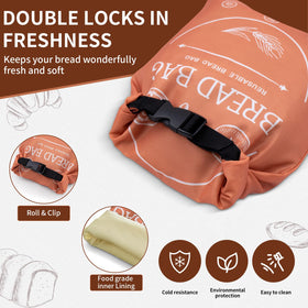 LDJRCP durable beeswax bread bag for daily baking and reuse.
