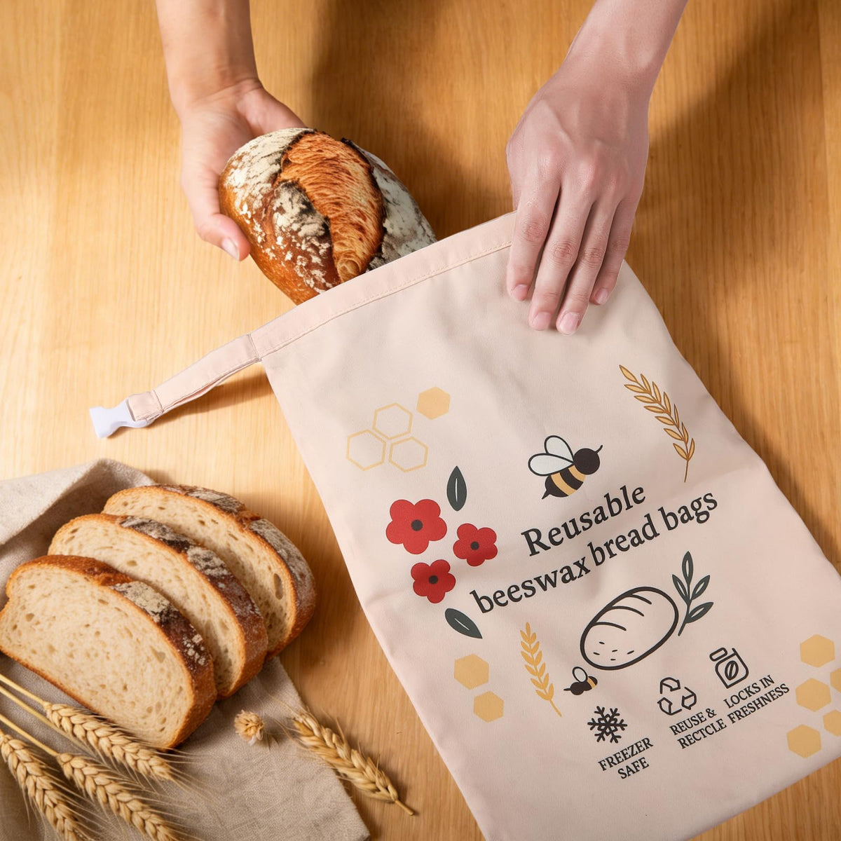 LDJRCP gift-ready bread bags with warranty