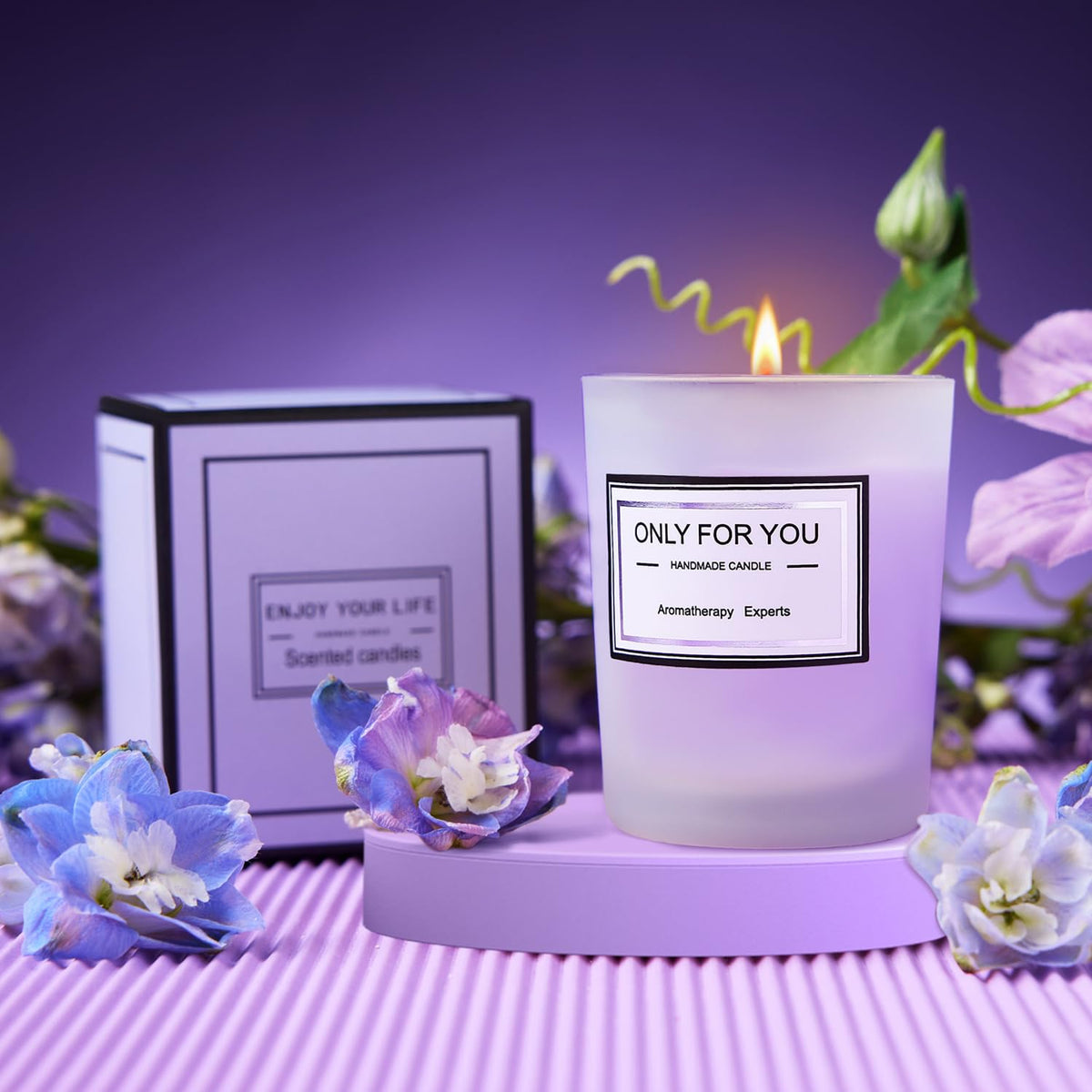 LE CADEAU lavender bath salt nourishes skin and unwinds.