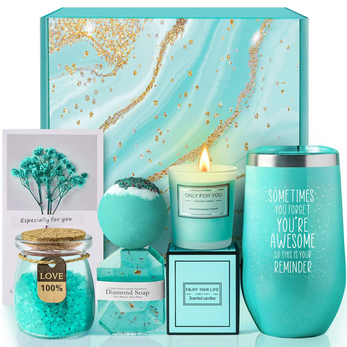 LE CADEAU gardenia gift basket, a relaxing treat for birthdays and Mother's Day