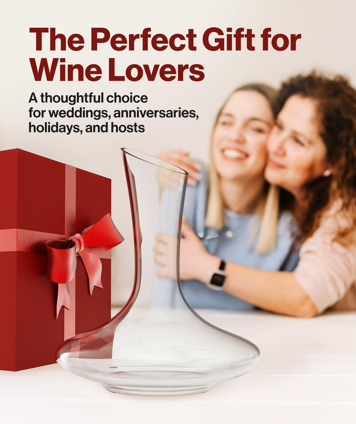 Le Chateau decanter makes a timeless gift for wine lovers and hosts