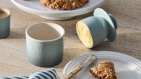 Le Creuset butter crock airtight seal preserves freshness