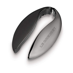 Le Creuset foil cutter Black Nickel side view with compact design