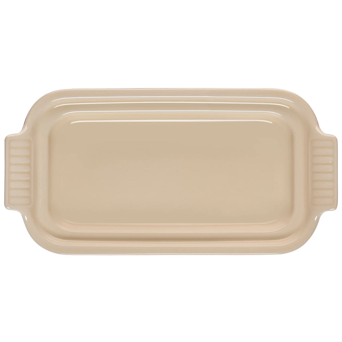 Le Creuset Heritage Butter Dish Cerise top view shows easy butter access
