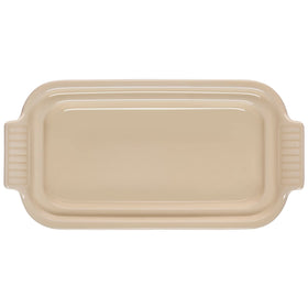 Le Creuset Heritage Butter Dish Cerise top view shows easy butter access
