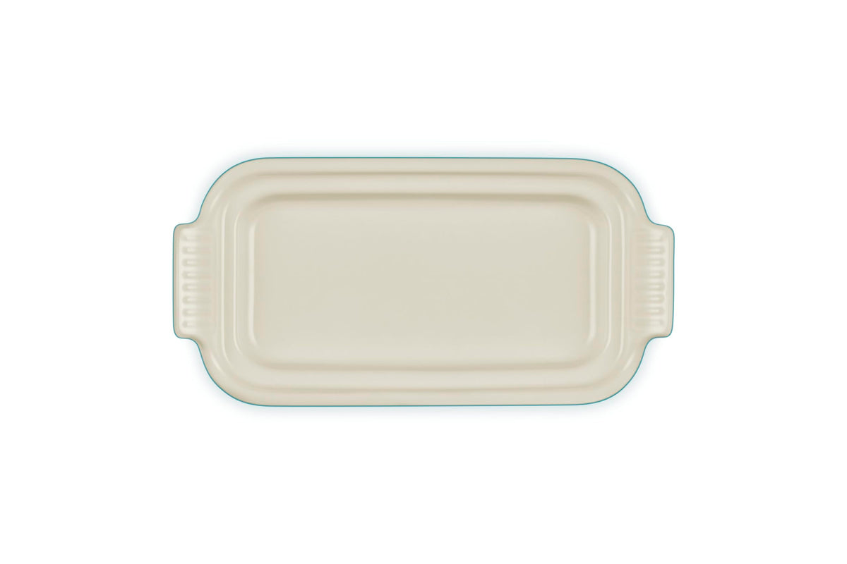 Le Creuset Heritage Butter Dish Riviera in fridge demonstrates reliable storage and easy cleanup.