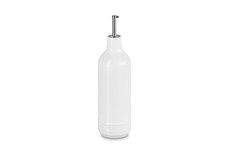 Le Creuset oil cruet with curved pour spout for controlled pouring