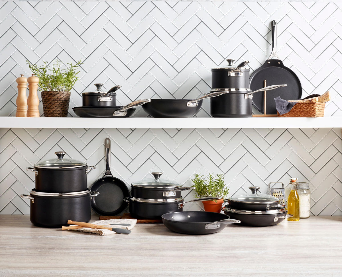 Le Creuset Toughened Nonstick PRO interior highlights browning texture