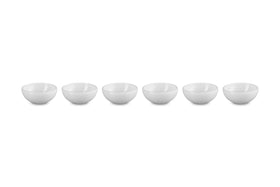 Le Creuset Vancouver pinch bowls 2 oz in white for sauces and portions