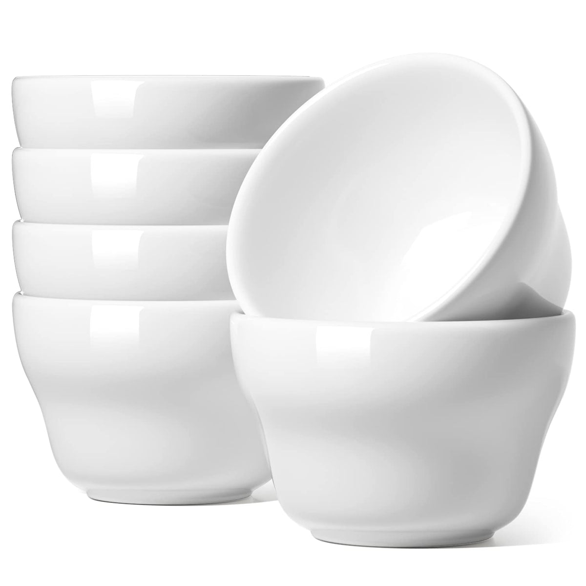 LE TAUCI bouillon cups 8-ounce displaying a tidy serving ideal for appetizers or desserts.
