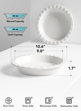 LE TAUCI glazed ceramic dish resists odor and flavor transfer.