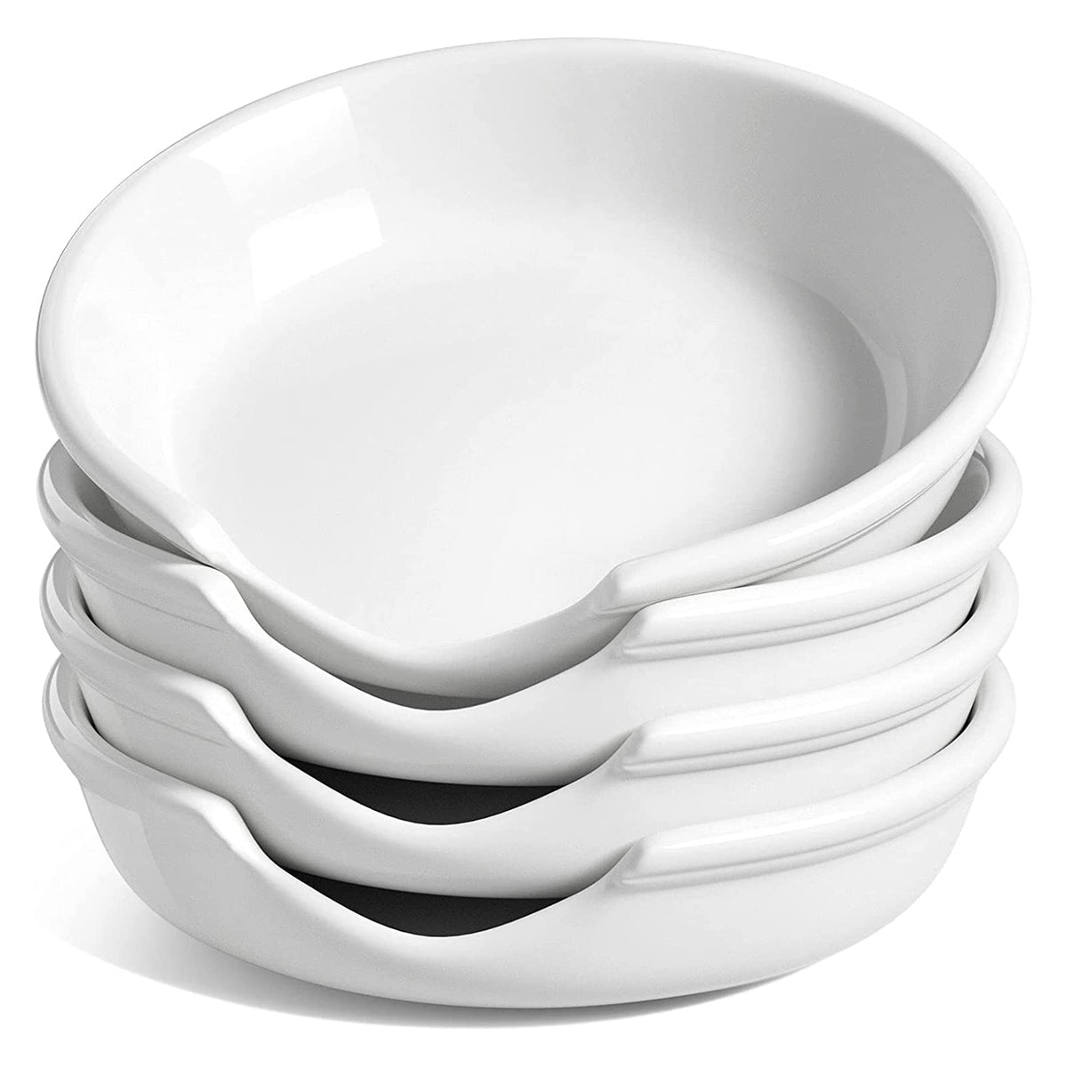 LE TAUCI ceramic spoon rest on stove top keeps utensils drip-free.