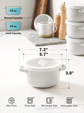 LE TAUCI non-toxic ceramic and silicone for durable use