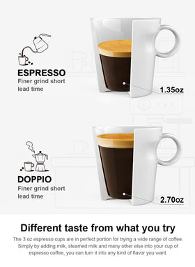 LE TAUCI mugs are compatible with many machines for versatile brewing