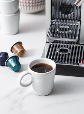LE TAUCI stackable espresso cups reveal space-saving design for home or office