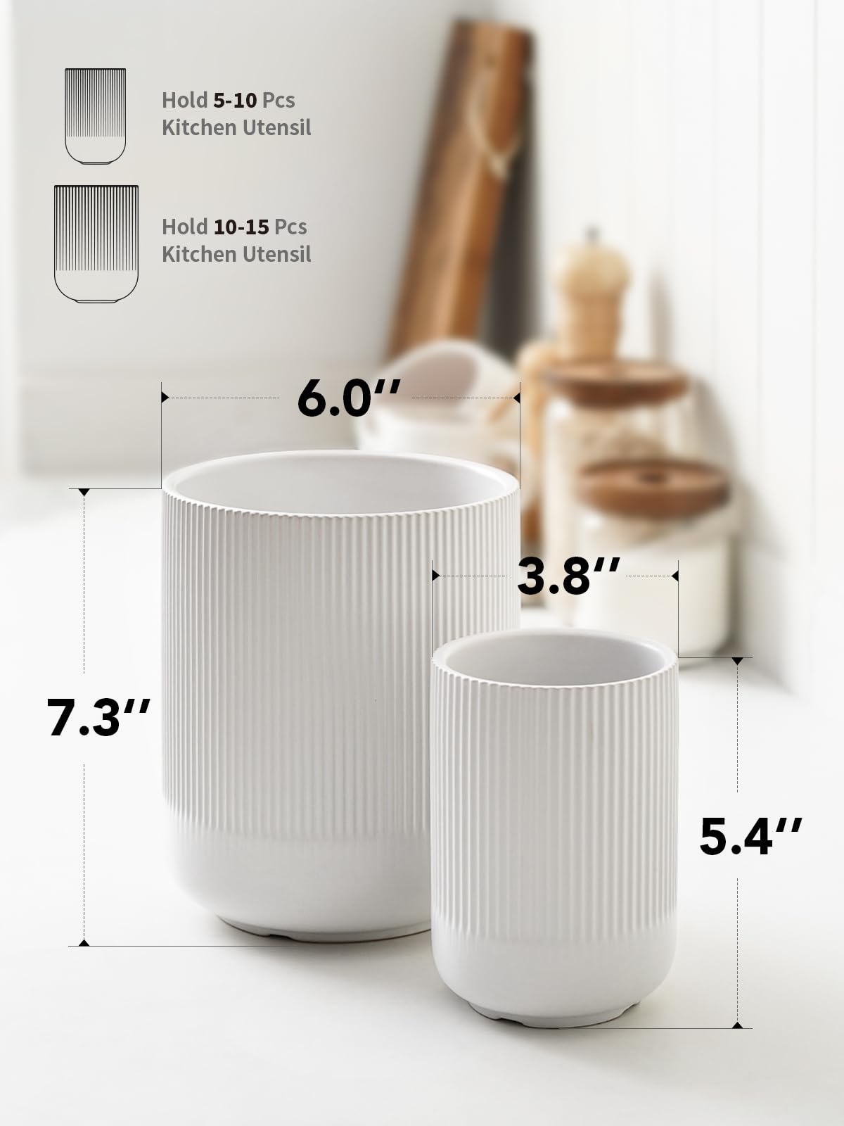 LE TAUCI gift-ready utensil holder set suits housewarmings and celebrations