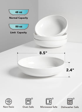 LE TAUCI bowls in a microwave-safe kitchen setup.