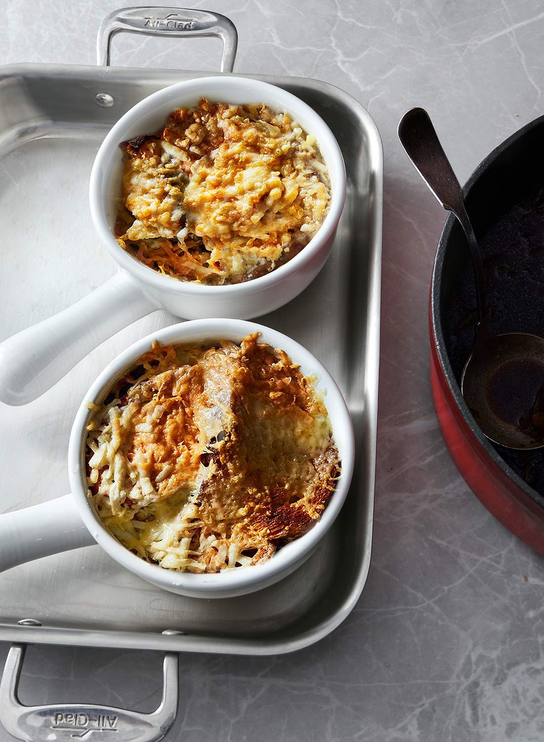 LE TAUCI set of four soup bowls for consistent table presentation and storage.