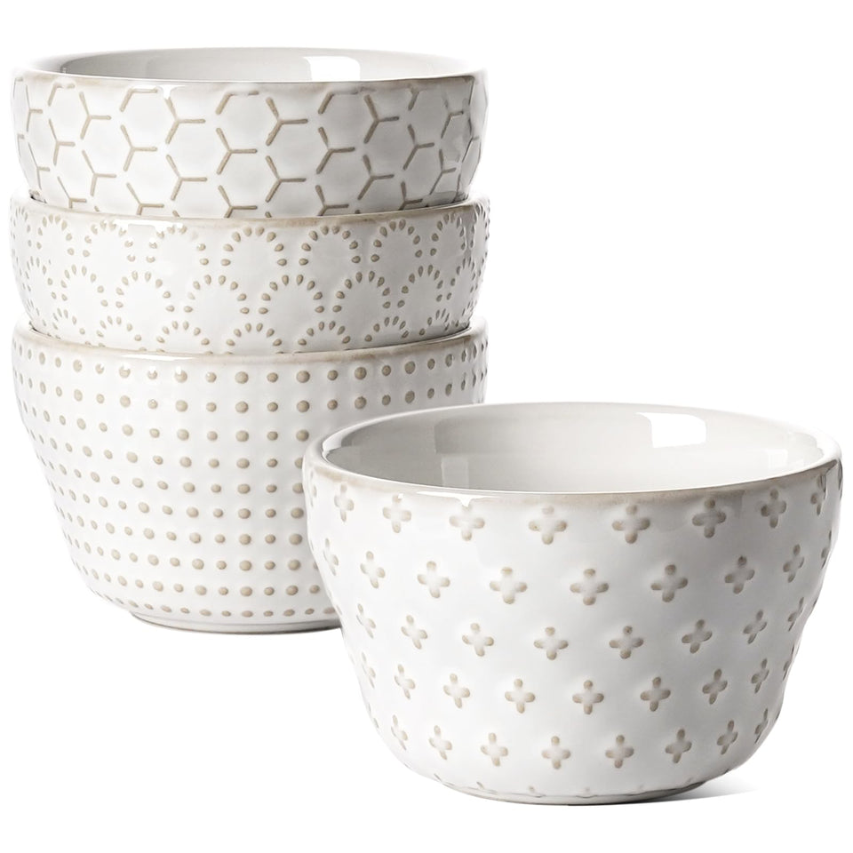 LE TAUCI small bowl Arctic White dessert bowl ideal for portion-controlled treats.