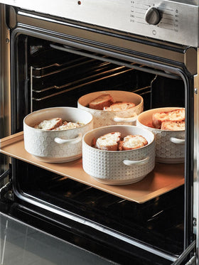 LE TAUCI stackable bowls save cabinet space after meals