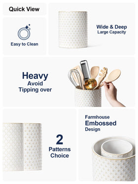 LE TAUCI heavy ceramic base provides stable storage during busy cooking
