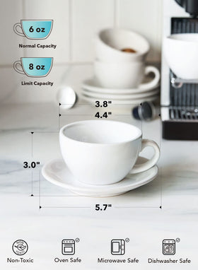 Fits under most coffee machines for quick espresso routines.