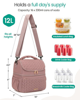 LEADVENST detachable divider allows tall items to fit neatly.
