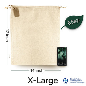 LEAFICO bulk produce storage bag helps organize fruits and vegetables in the pantry.