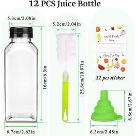 Leaflai clear BPA-free bottle highlights transparent body perfect for smoothies and milk.