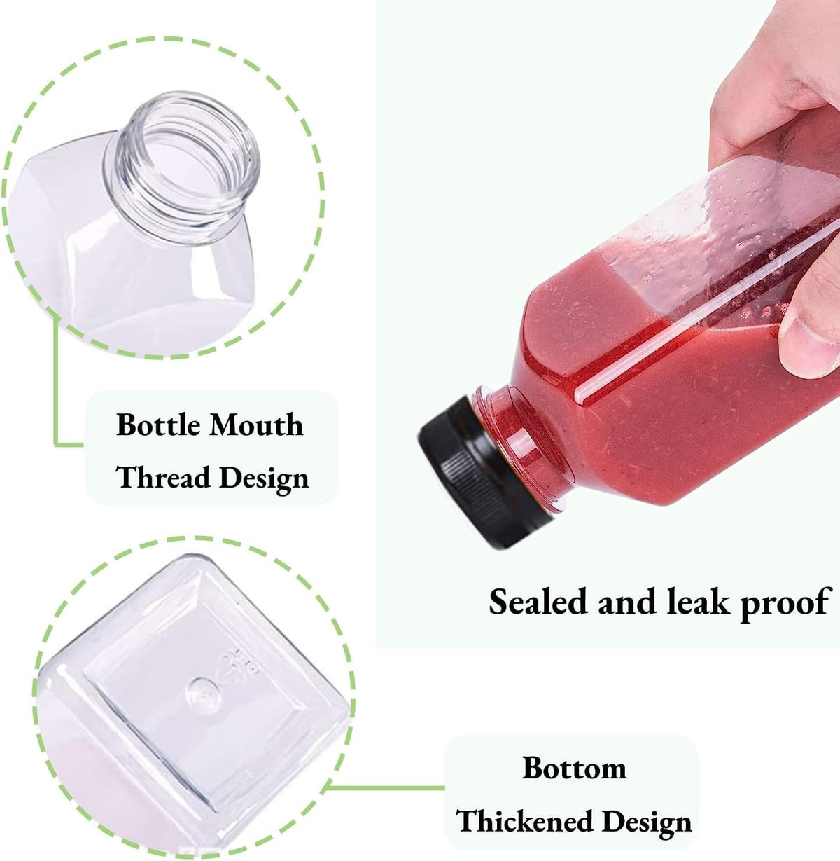 Leaflai reusable plastic containers support sustainable sipping and reduced waste.