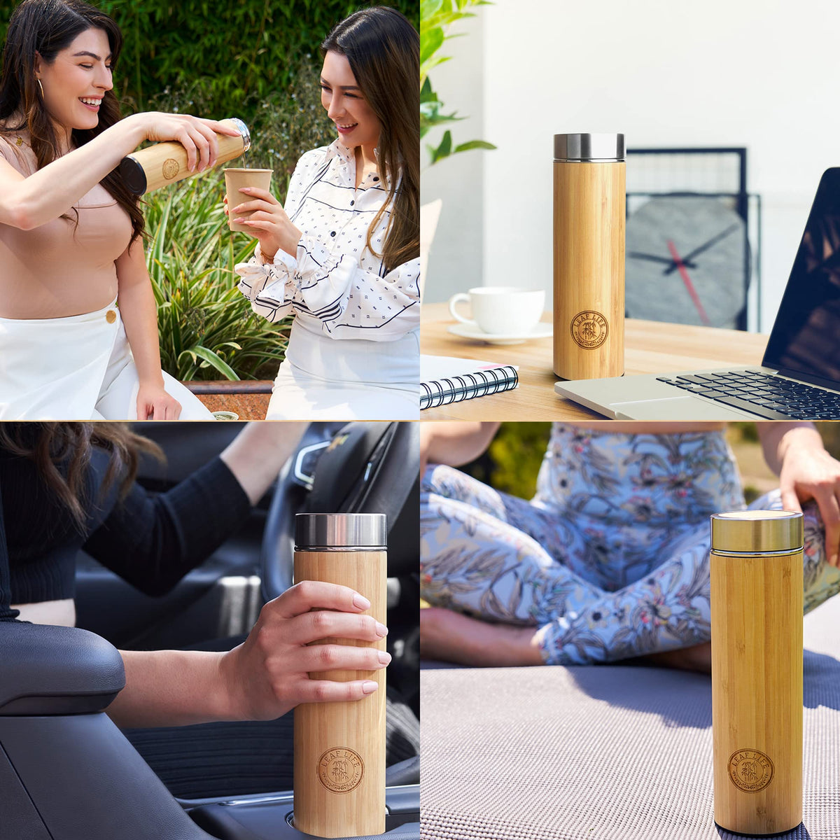 LeafLife bamboo construction highlights natural patterns and eco-friendly design.