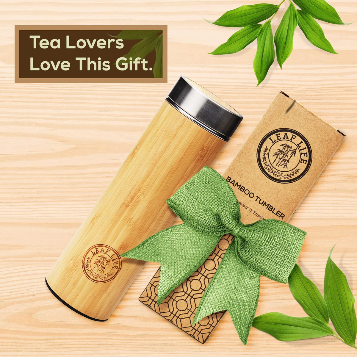 LeafLife tea infuser bottle with detachable infuser for flexible infusion options