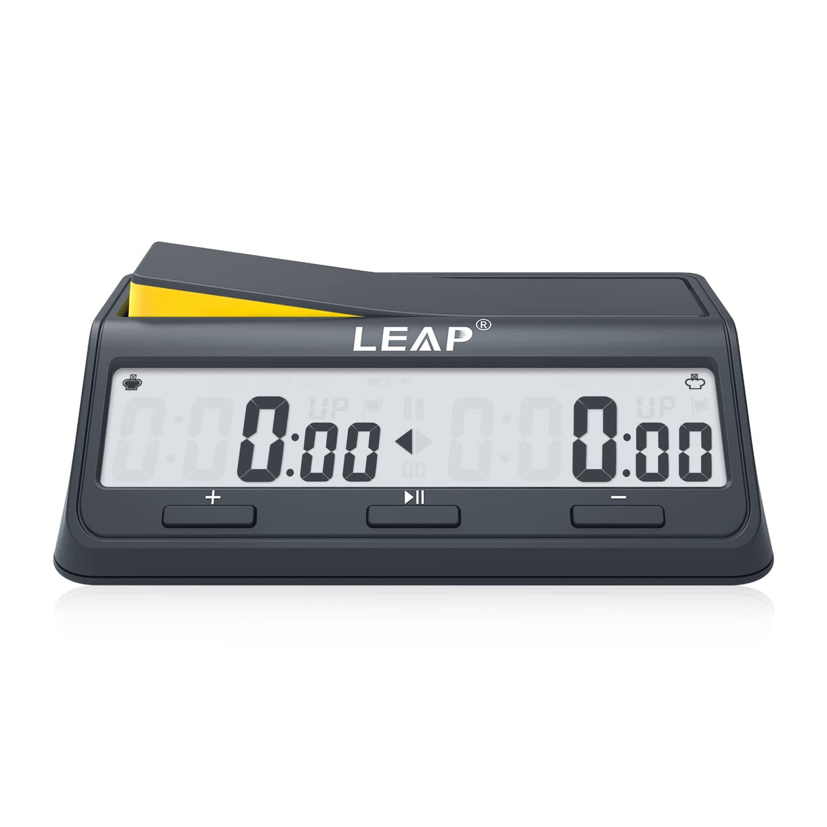 LEAP Chess Clock showing bonus time and Fischer delay for timing flexibility