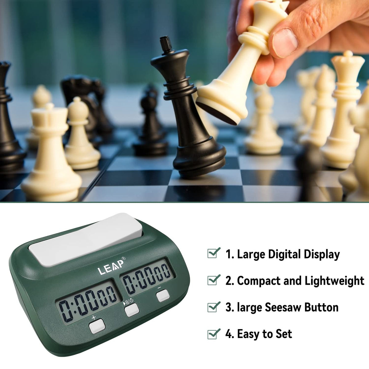 LEAP bonus and delayed function supports flexible timing for varied formats.