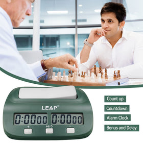 LEAP clock is compact and lightweight for travel and practice.
