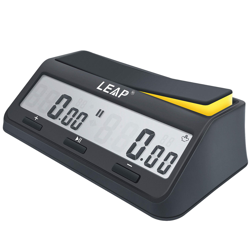 LEAP Chess Clock with a large screen for easy viewing during fast-paced games