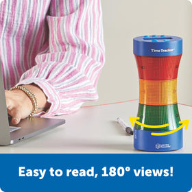 Learning Resources Time Tracker shows 180-degree viewing for all students.