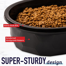 Leash Boss BPA-free plastic bowl suitable for wet, dry food, or water.