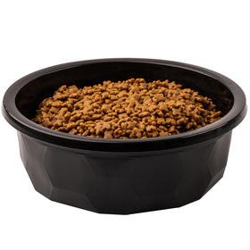 Leash Boss extralarge bowl hex pattern for stylish, easy-to-clean meals.