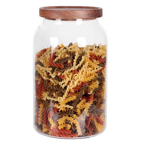 Leaves and Trees Y 1-gallon jar with airtight lid keeps dry foods fresh