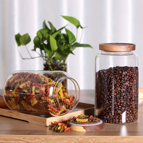 Leaves and Trees Y gift-ready storage jar pack for holidays
