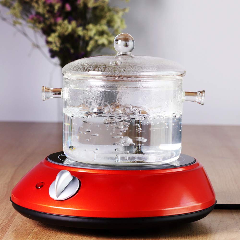 Leaves and Trees Y glass saucepan easy to clean with non-porous surface
