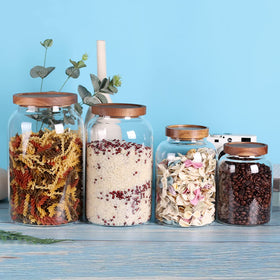 Leaves and Trees Y 1-gallon storage for organized pantry