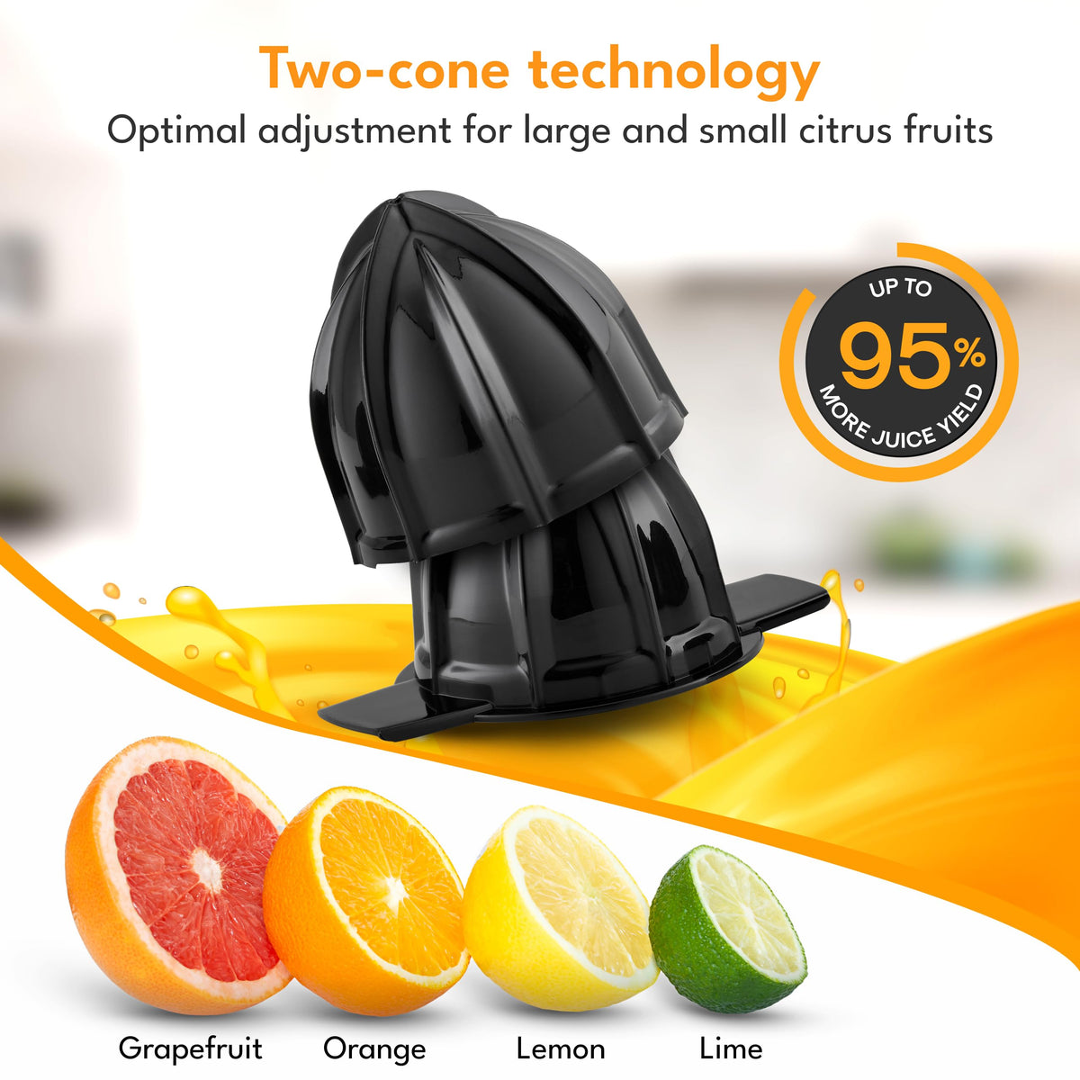 LEBENLANG 24oz-juice-container great for preparing multiple glasses at once.