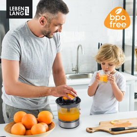 LEBENLANG BPA-free-citrus-juicer safe for daily juice preparation.